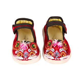 虎头鞋婴儿传统纯手工老虎鞋男女宝宝儿童春秋千层底学步单鞋布鞋