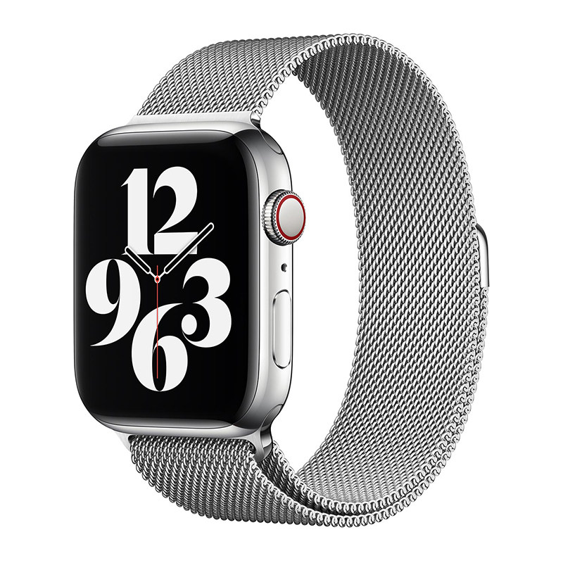 Apple Watch米兰尼斯不锈钢磁吸表带 iWatch Ultra苹果原装正品