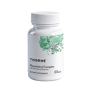 Thorne悦恩绿绷带白藜芦醇2大专利紧内服抗糖嫩肤抑黑去黄SB300