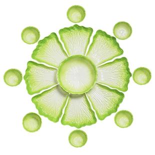 过年团圆饭拼盘餐具白菜碗盘子菜盘家用2025新款碗碟碗盘套装组合