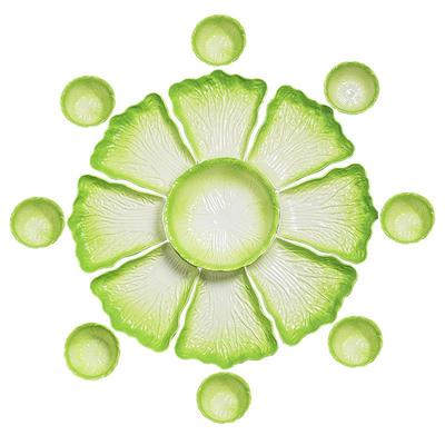 2025新款白菜碗碟拼盘餐具