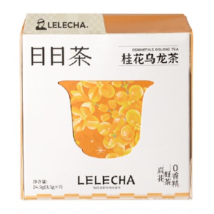 LELECHA桂花乌龙茶袋泡茶包3.5g*7包即泡即饮四种花香心旷神怡