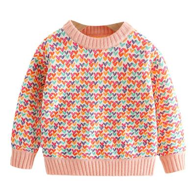 女童套头加厚打底衫毛衣