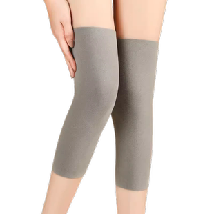 德绒护膝保暖老寒腿关节男女士专用老人加长膝盖护套防寒防滑运动