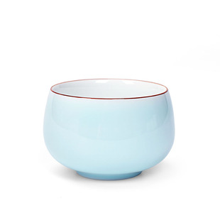 青瓷禅定主人杯功夫茶具单杯茶杯手工陶瓷品茗杯办公家用杯子茶碗