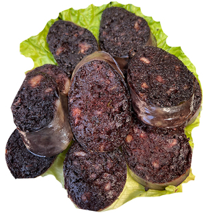 猪血肠内蒙赤峰荞面肥肠东北荞麦面肠农家自制2斤装 真空顺丰包邮