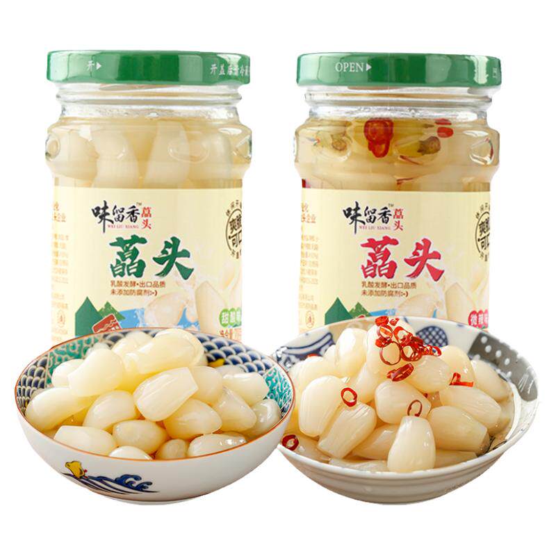 味留香绿色食品湘阴藠头肉厚颗大