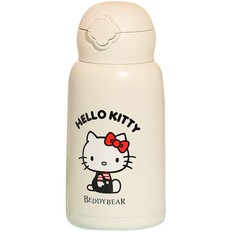 杯具熊HelloKitty保温杯刻字定制水杯高颜值女友礼物儿童可爱杯子