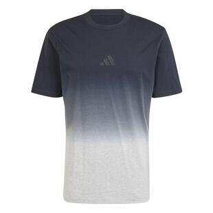 渐变纯棉运动上衣圆领短袖T恤男装夏季adidas阿迪达斯轻运动