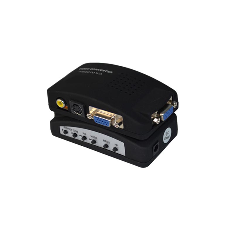 新BNC视频转VGA/AV转VGA显示器转