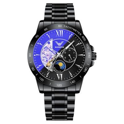 机械全自动镂空陀飞轮手表男款