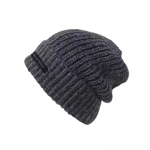 毛线帽男士秋冬帽子潮男款保暖百搭冷帽宽松大头围显脸小针织帽男