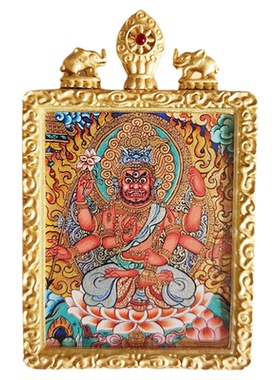 爱染明王扎基拉姆收藏级唐卡
