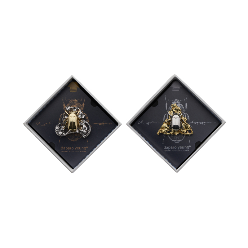 daparo宝石金龟胸针女男设计师原创高级感首饰吊坠毛衣链精致百搭