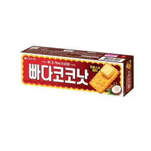 LOTTE乐天椰奶饼干韩国进口品休闲零食品椰子早餐下午茶清仓特价
