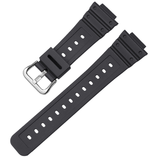 树脂手表带适配卡西欧小方块DW-5600BB/LS/SK/E GW-B5600 GW-5000