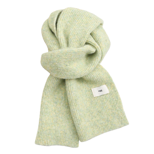 韩国egg马海毛夹花围巾女冬季新款ins韩系高级感针织加厚保暖围脖