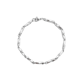 不掉色钛钢手链男潮牌简约个性手饰男生嘻哈小众设计男士高级感