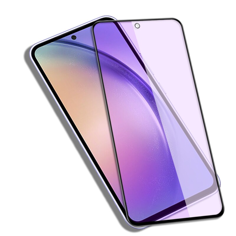适用三星GalaxyA54黑边钢化膜