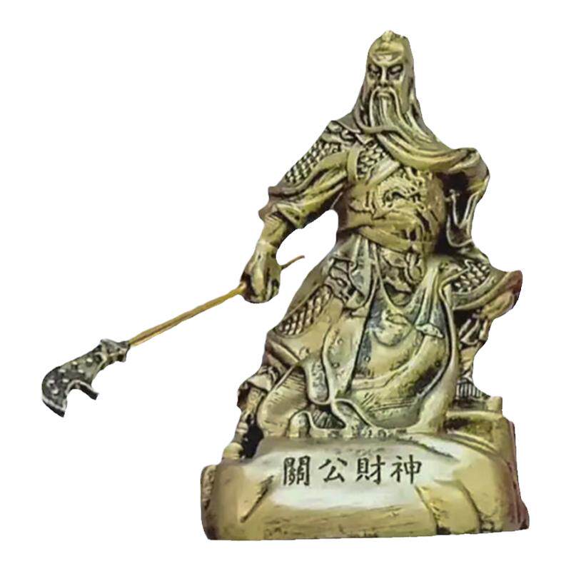 武神财关公创意车载摆件国风客厅办公室武胜关羽书桌摆装饰品车载