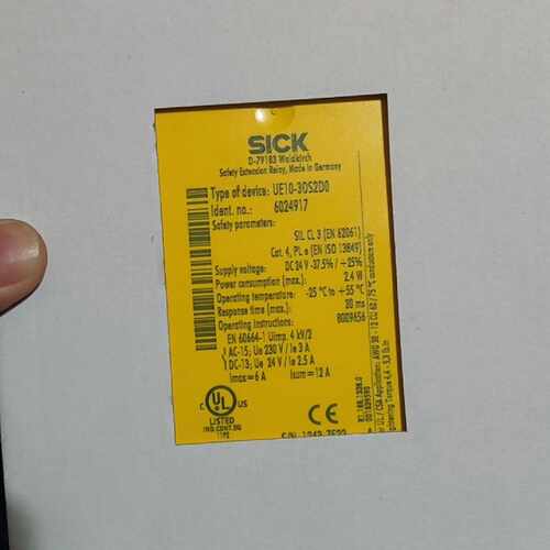 【询价】SICK 西克安全继电器 UE10-30S2D0