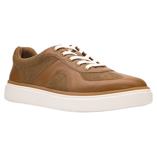 皮尔卡丹男鞋真皮透气系带复古风拼接撞色板鞋百搭潮软底休闲鞋男