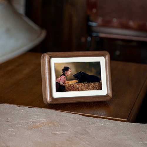 实木相框摆台高级感6寸7寸8 榫卯相框洗照片做成相框挂墙加打印A4