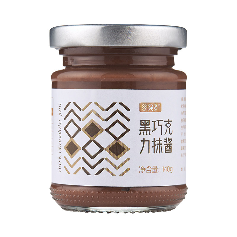 黑巧克力酱谷颜多面包涂抹酱