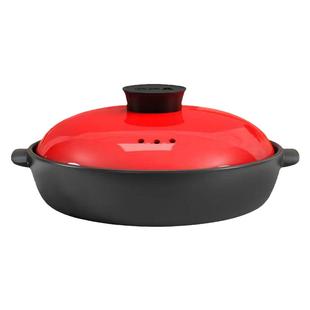 酒店专用砂锅鱼头煲明火燃气耐高温陶瓷沙锅商用大小号特浅干烧煲