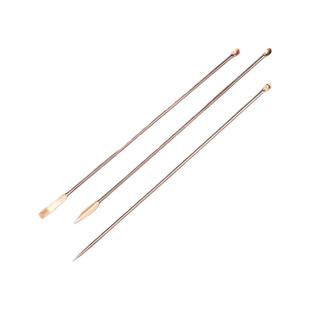 不锈钢微量药勺3支组小药匙3*1小勺子双头一勺一铲微量不锈钢刮勺