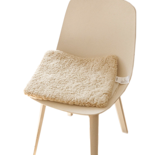 小沙卷花毛纯羊毛椅垫方垫椅子垫餐椅垫座垫学生加厚坐垫羊毛地毯