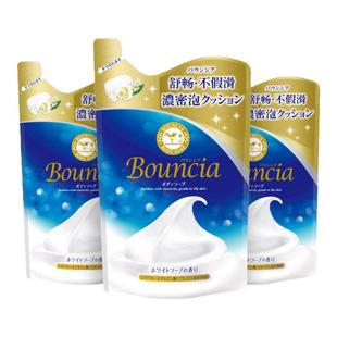 日本COW牛乳石硷碱美肤沐浴露滋润沐浴乳替换装3袋
