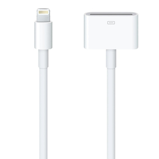 东雅适用苹果4音频转换头iphone4转67plus8Xs5转接头手机连车载音响音箱底座输出30pin转lightning充电数据线