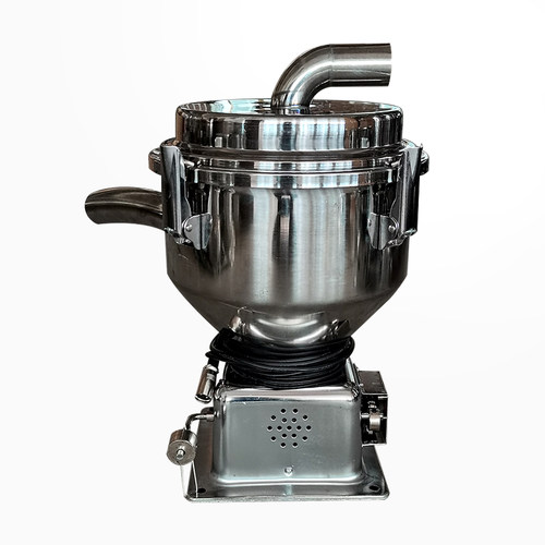 吸料机不锈钢料斗 7.5L12L25L上料机真空料斗储料桶 注塑辅机配件