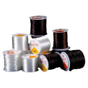 透明水晶弹力线手串绳牛筋耐磨鱼线diy穿珍珠手链金店专用串珠绳