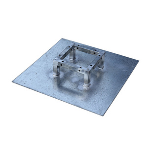 桁架底座室内背景支撑配重底板舞台衍架铁板固定件加重广告行架脚