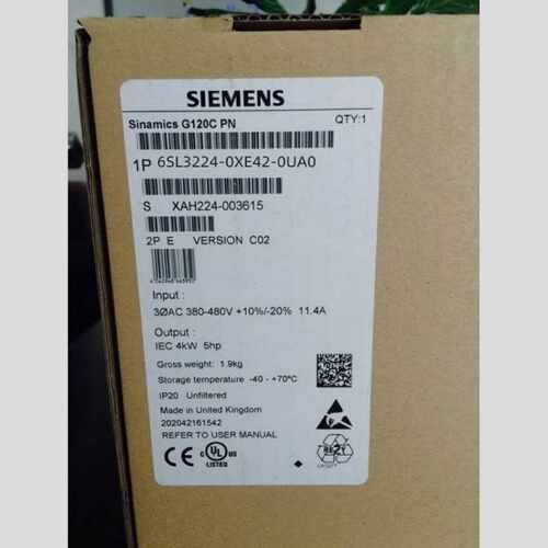 议价6SL3224-0XE42-0UA0功率模块 PM 240 未过滤无集成制动斩波器