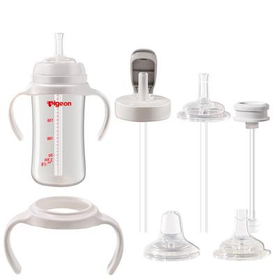 适配贝亲奶瓶配件直饮吸管杯盖