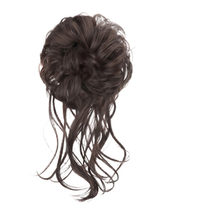 低扎龙须丸子头假发发圈自然蓬松千金盘发发包高颅顶花苞头假发包