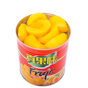 砀山黄桃罐头大罐商用3kg水果捞橘子菠萝杨梅披萨6斤糖水餐饮大瓶