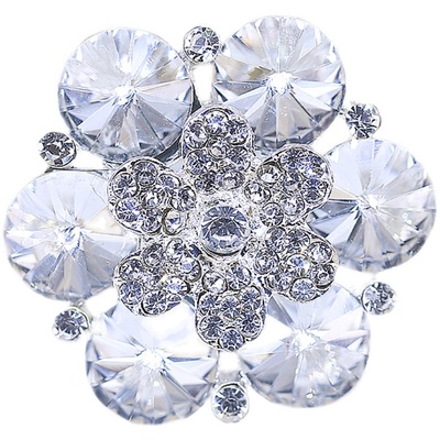 高档玻璃水钻貂皮领扣羊绒外套