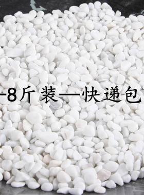 8斤装烟灰缸白沙子放石子白色用垃圾桶砂鱼缸上雨花石烟灭白石头