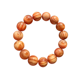 正宗长白山琥珀木北沉香松树明子满油全透松香手串男女士精品透光