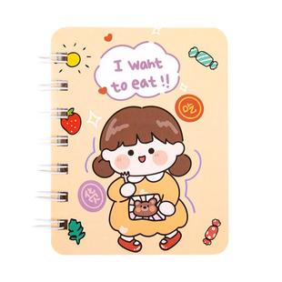 小线圈本卡通笔记本子可爱超萌迷你便携随身口袋记事本小学生礼物