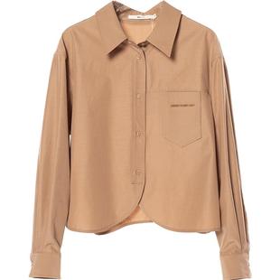 Distin Kidny/迪凯复古大码衬衫秋季新款淑女气质通勤上衣