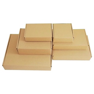 纸箱定做小批量十个起化妆品纸盒订做飞机盒定制LOGO印刷瓦楞纸箱