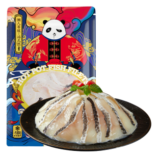 叮叮懒人菜免浆黑鱼片新鲜酸菜鱼水煮鱼火锅食材汤底鲜切去骨少刺