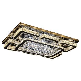 客厅灯2025年新款大气水晶灯led吸顶灯全屋灯具套餐组合三室一厅