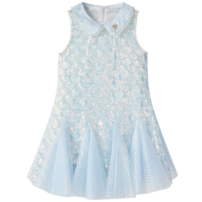 美人鱼女童连衣裙夏装公主裙