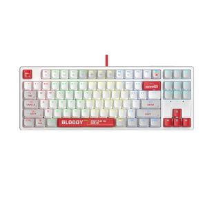 双飞燕BLOODY血手幽灵T87三档变速光轴机械键盘3玩家LT轴PBT拼色